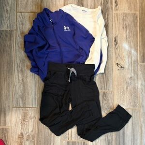 Under Armour Black Kids Joggers